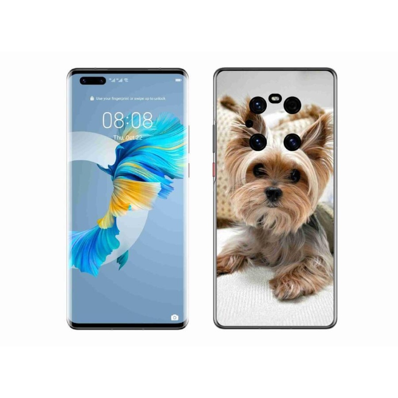 Gélový obal mmCase na mobil Huawei Mate 40 Pro - jorkšír 5