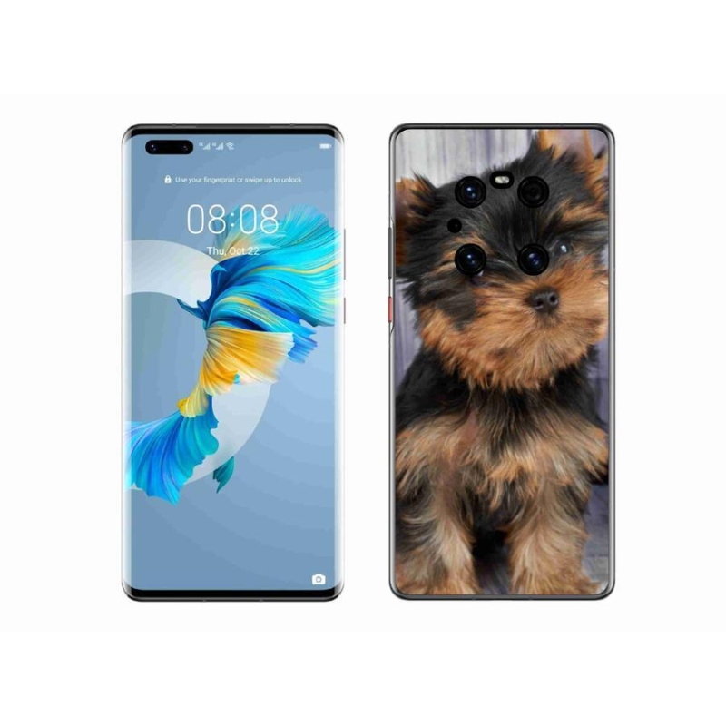 Gélový obal mmCase na mobil Huawei Mate 40 Pro - jorkšír 9