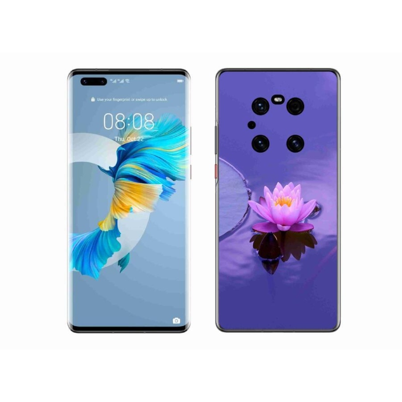 Gélový obal mmCase na mobil Huawei Mate 40 Pro - kvet na hladine