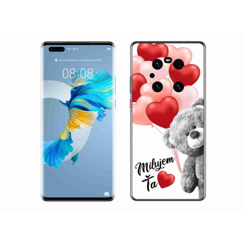 Gélový obal mmCase na mobil Huawei Mate 40 Pro - milujem Ťa sk