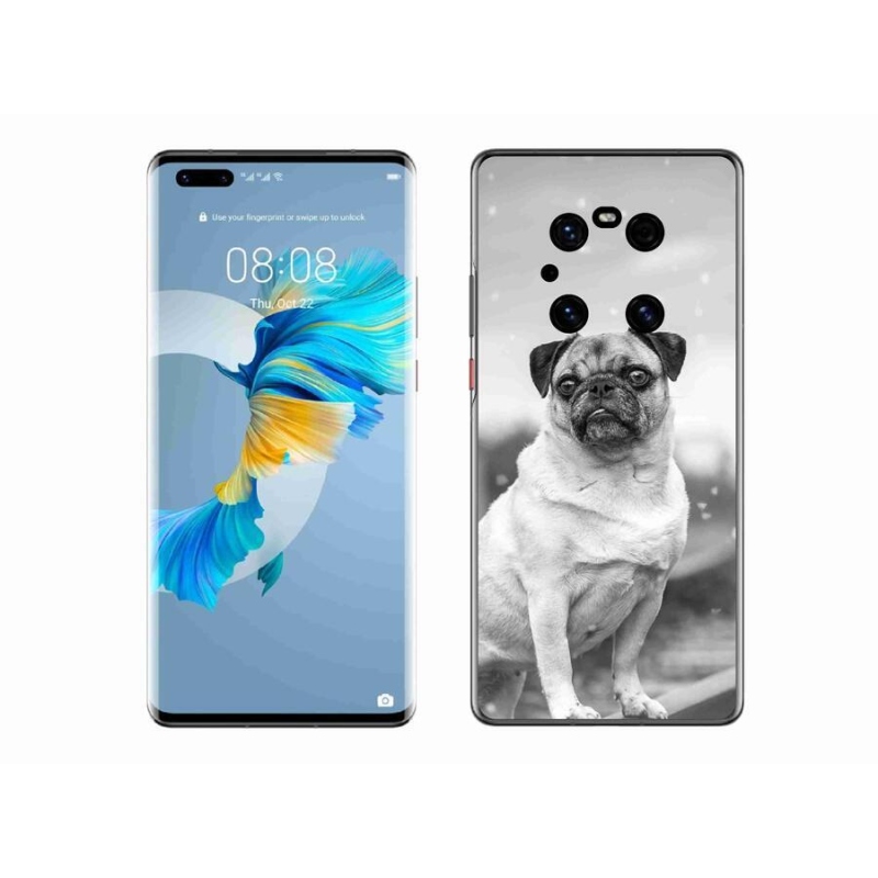 Gélový obal mmCase na mobil Huawei Mate 40 Pro - mops