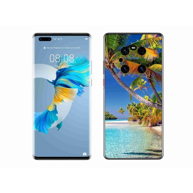 Gélový obal mmCase na mobil Huawei Mate 40 Pro - morská pláž