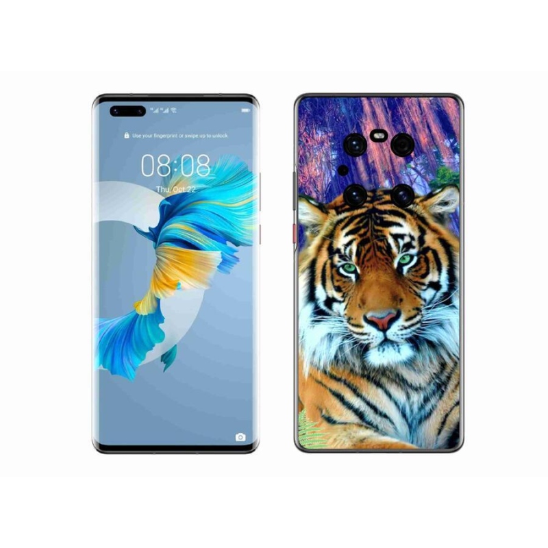 Gélový obal mmCase na mobil Huawei Mate 40 Pro - tiger