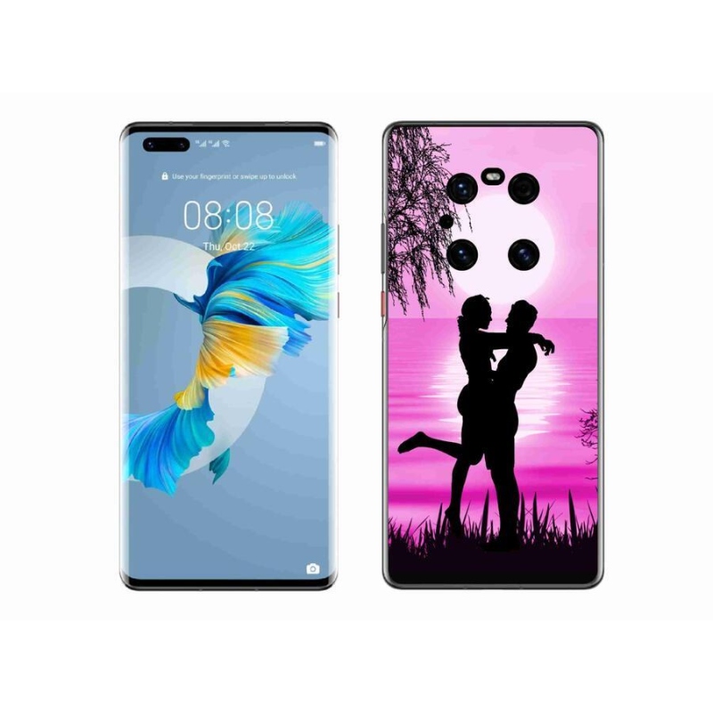 Gélový obal mmCase na mobil Huawei Mate 40 Pro - západ slnka