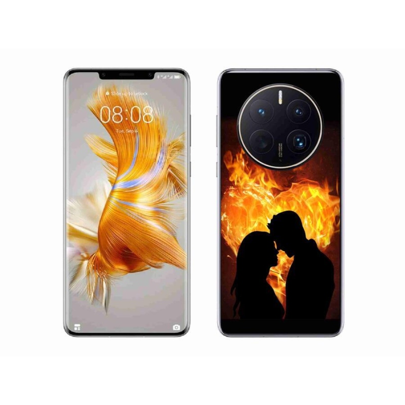 Gélový obal mmCase na mobil Huawei Mate 50 Pro - ohnivá láska