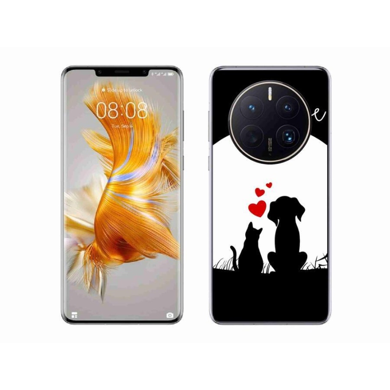 Gélový obal mmCase na mobil Huawei Mate 50 Pro - zvieracia láska