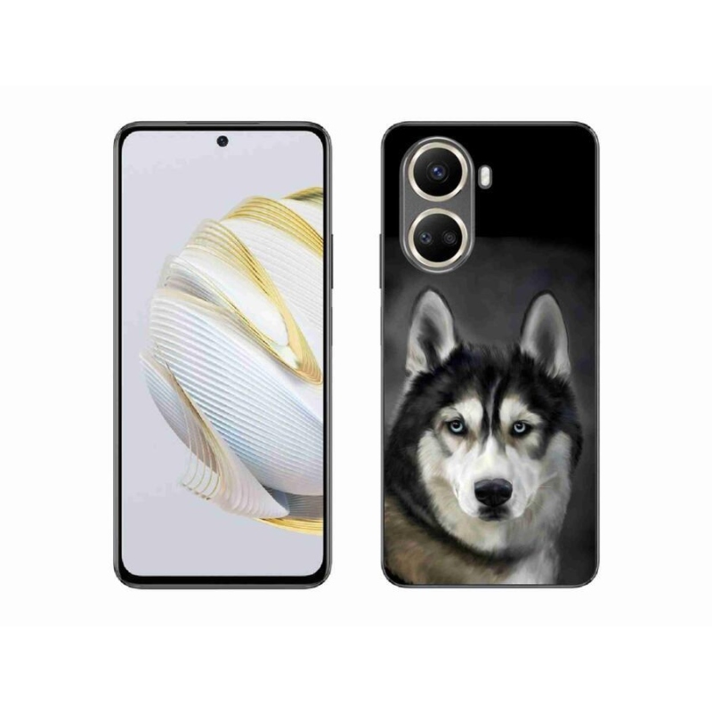 Gélový obal mmCase na mobil Huawei Nova 10 SE - husky