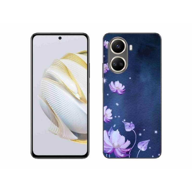 Gélový obal mmCase na mobil Huawei Nova 10 SE - padajúce kvety