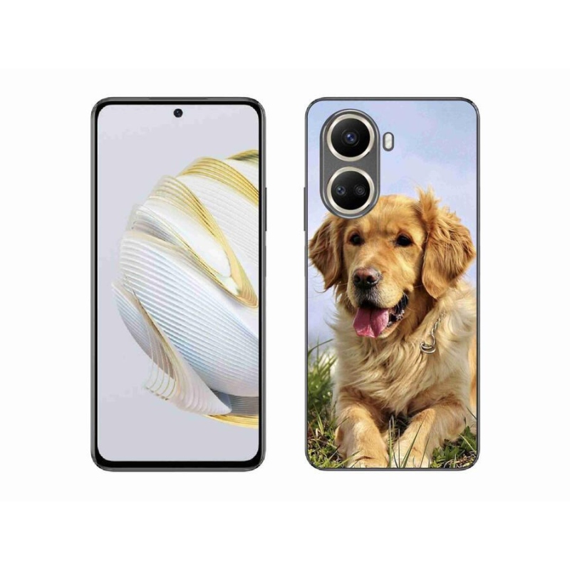 Gélový obal mmCase na mobil Huawei Nova 10 SE - zlatý retriever