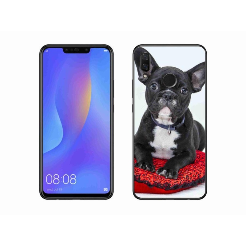 Gélový obal mmCase na mobil Huawei Nova 3 - buldog