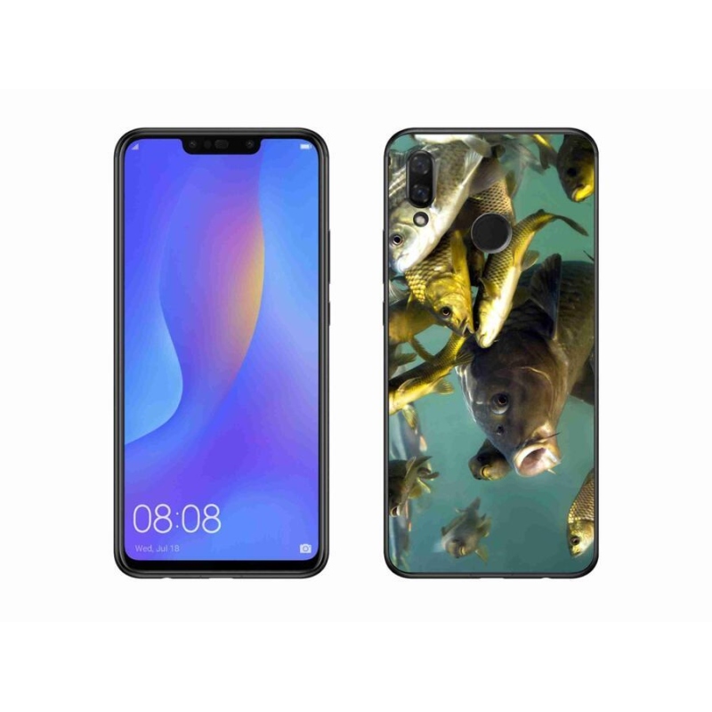 Gélový obal mmCase na mobil Huawei Nova 3 - kŕdeľ rýb