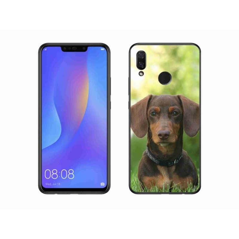 Gélový obal mmCase na mobil Huawei Nova 3 - hnedý jazvečík