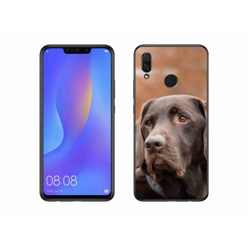 Gélový obal mmCase na mobil Huawei Nova 3 - hnedý labrador