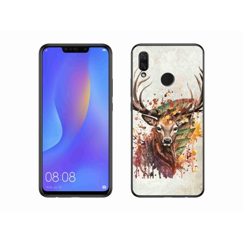 Gélový obal mmCase na mobil Huawei Nova 3 - jeleň 1