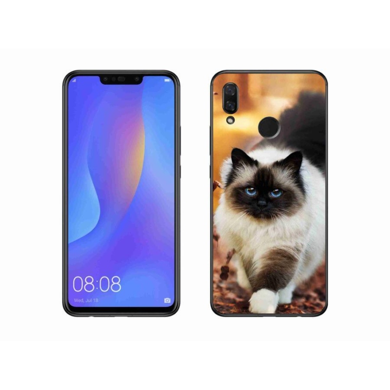 Gélový obal mmCase na mobil Huawei Nova 3 - mačka 1