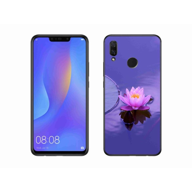 Gélový obal mmCase na mobil Huawei Nova 3 - kvet na hladine