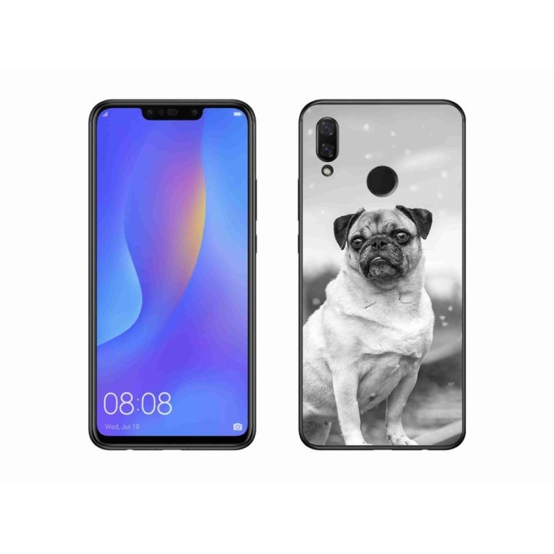 Gélový obal mmCase na mobil Huawei Nova 3 - mops