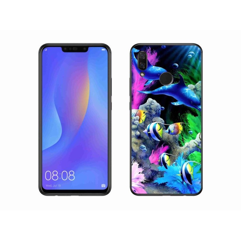 Gélový obal mmCase na mobil Huawei Nova 3 - morský svet