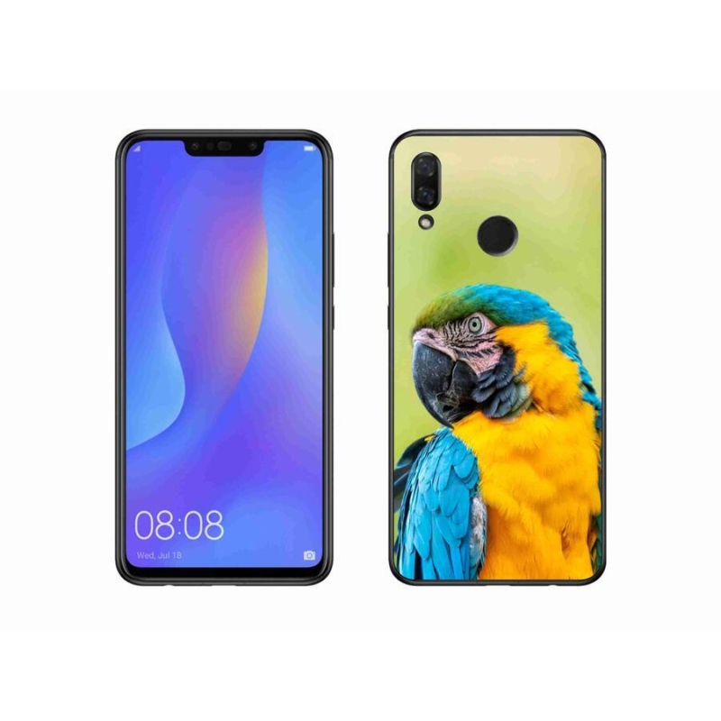 Gélový obal mmCase na mobil Huawei Nova 3 - papagáj ara 2