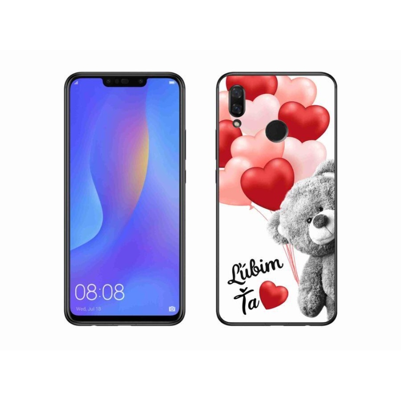 Gélový obal mmCase na mobil Huawei Nova 3 - ľúbim ťa sk