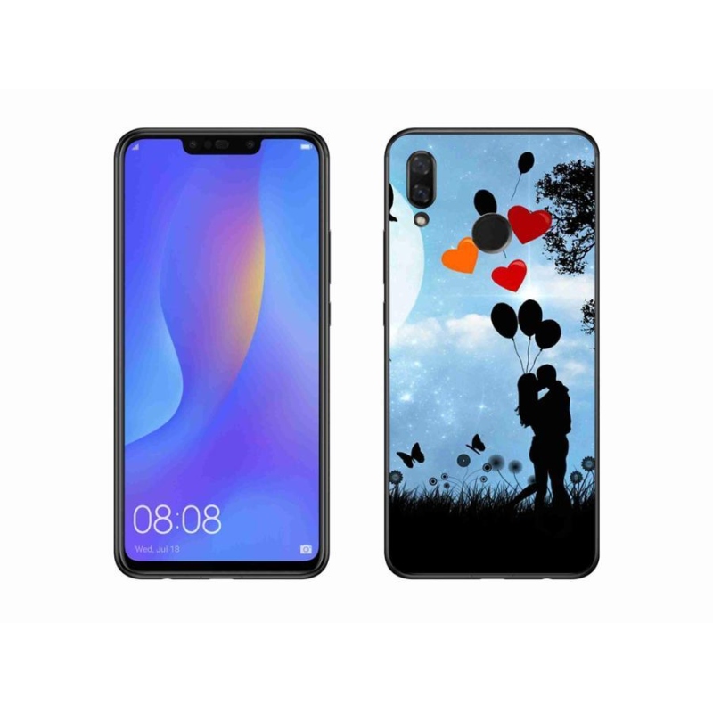 Gélový obal mmCase na mobil Huawei Nova 3 - zamilovaný pár