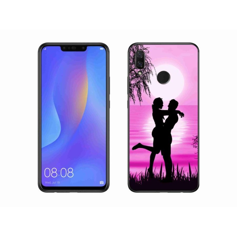 Gélový obal mmCase na mobil Huawei Nova 3 - západ slnka