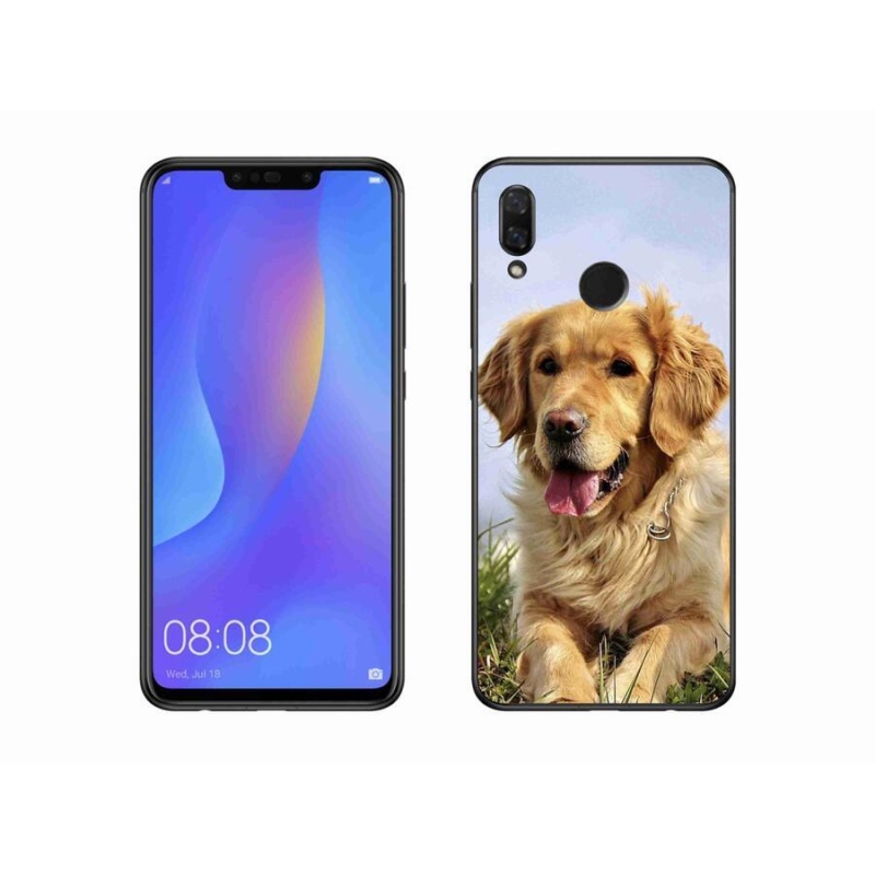 Gélový obal mmCase na mobil Huawei Nova 3 - zlatý retriever