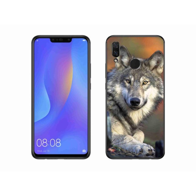 Gélový obal mmCase na mobil Huawei Nova 3i - vlk