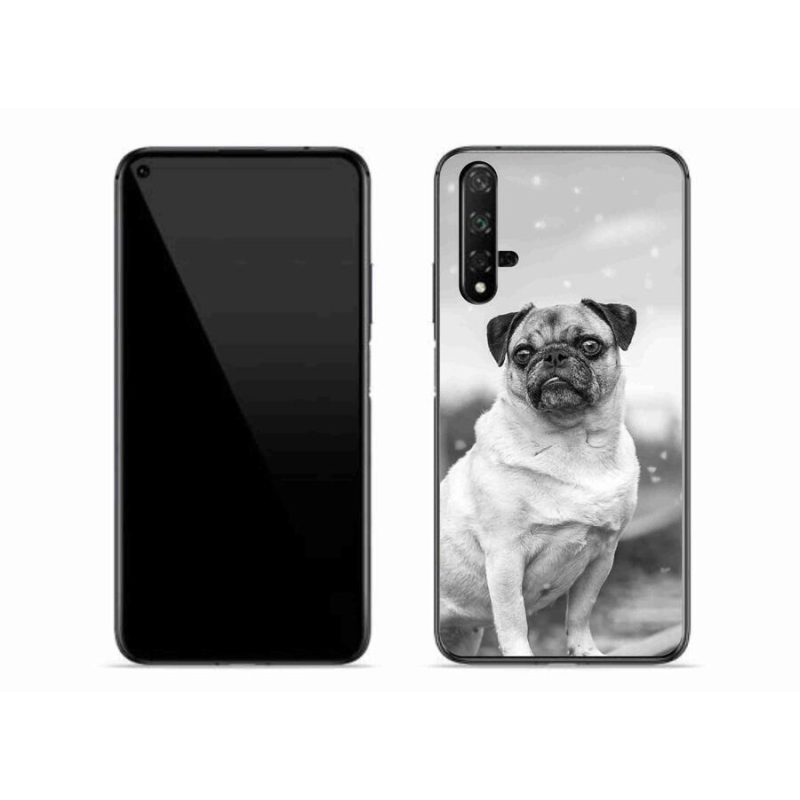 Gélový obal mmCase na mobil Huawei Nova 5T - mops