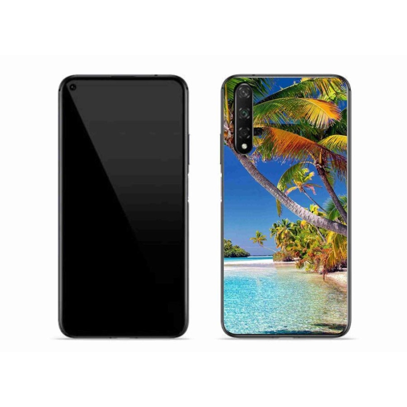 Gélový obal mmCase na mobil Huawei Nova 5T - morská pláž