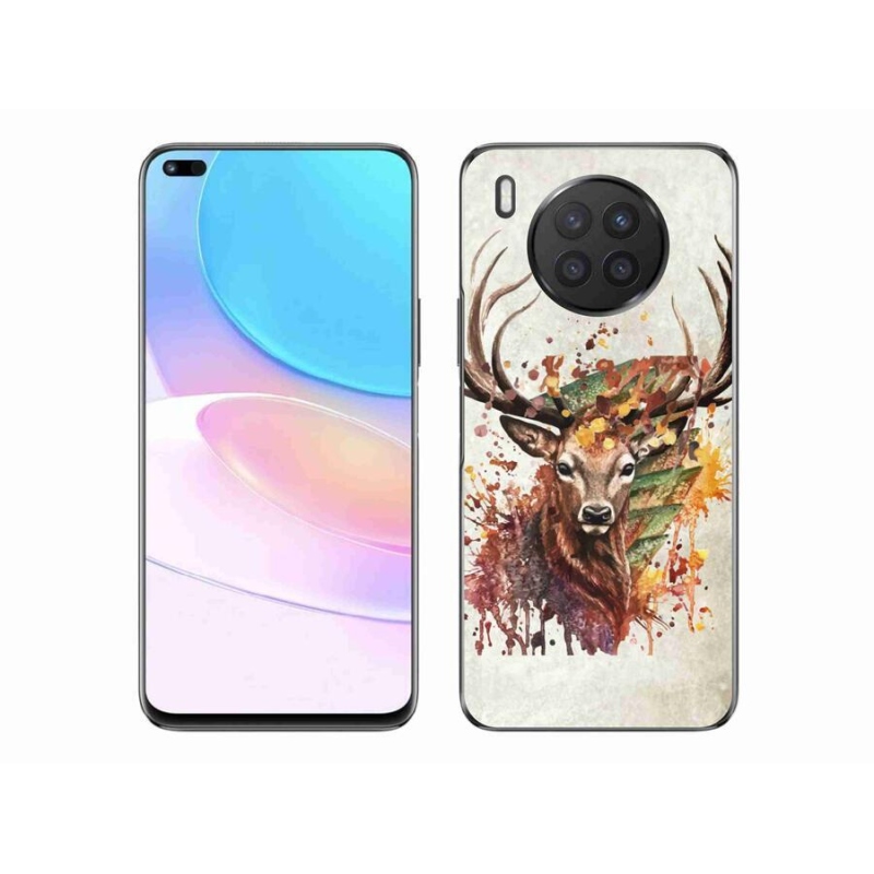 Gélový obal mmCase na mobil Huawei Nova 8i - jeleň 1