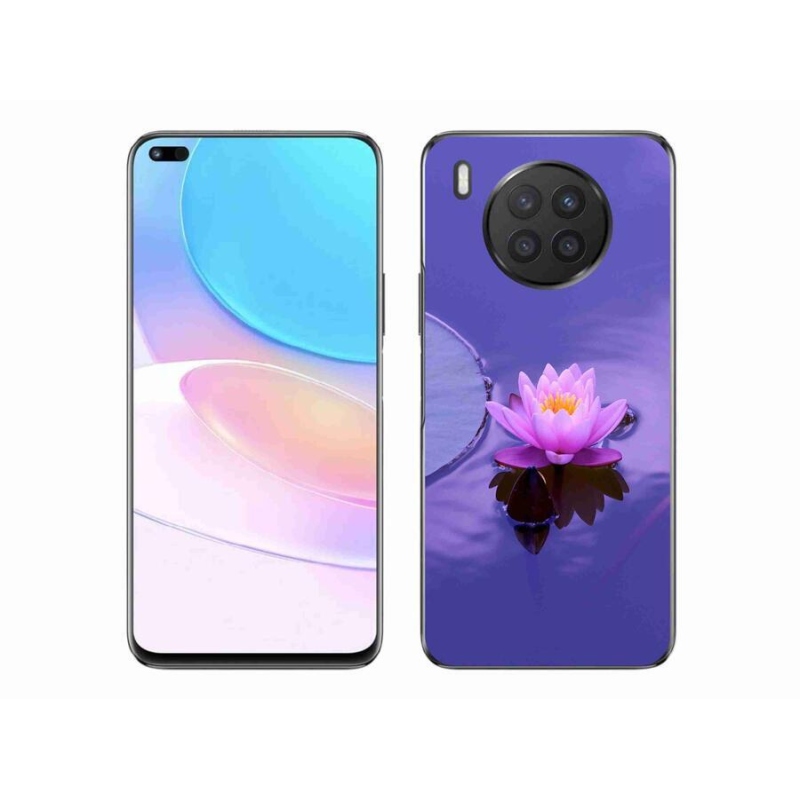 Gélový obal mmCase na mobil Huawei Nova 8i - kvet na hladine