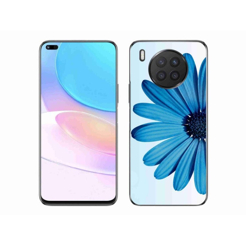 Gélový obal mmCase na mobil Huawei Nova 8i - modrá margaréta