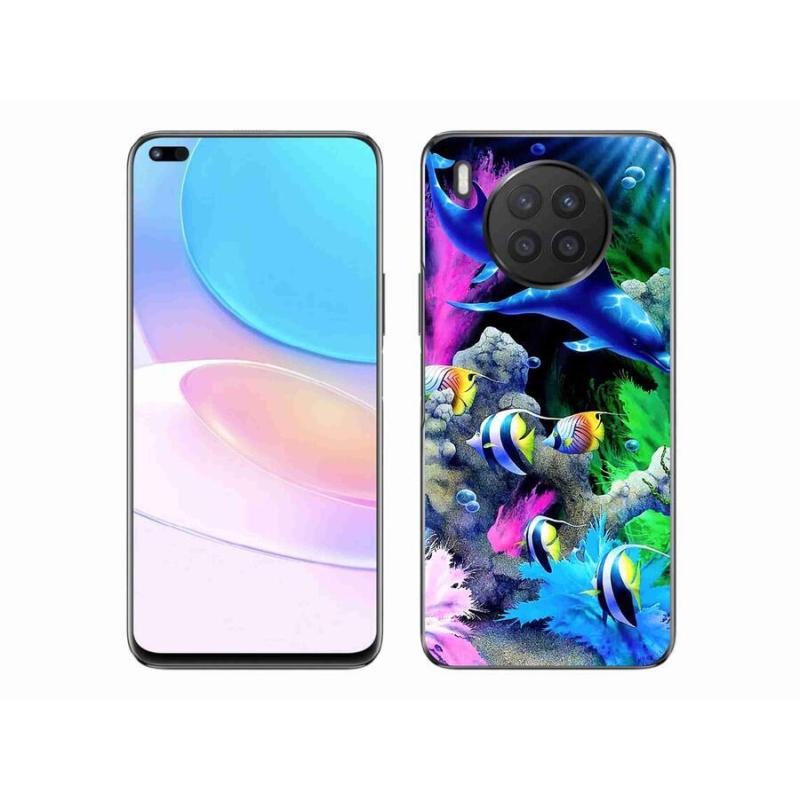 Gélový obal mmCase na mobil Huawei Nova 8i - morský svet