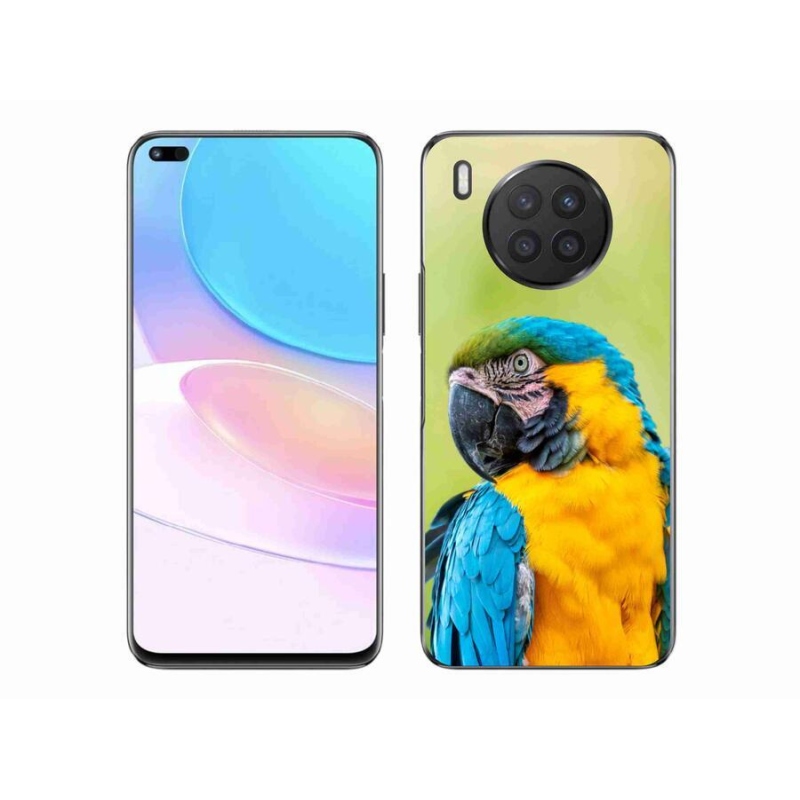 Gélový obal mmCase na mobil Huawei Nova 8i - papagáj ara 2