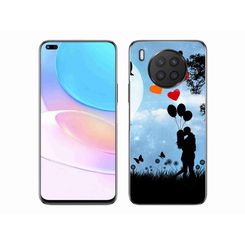 Gélový obal mmCase na mobil Huawei Nova 8i - zamilovaný pár