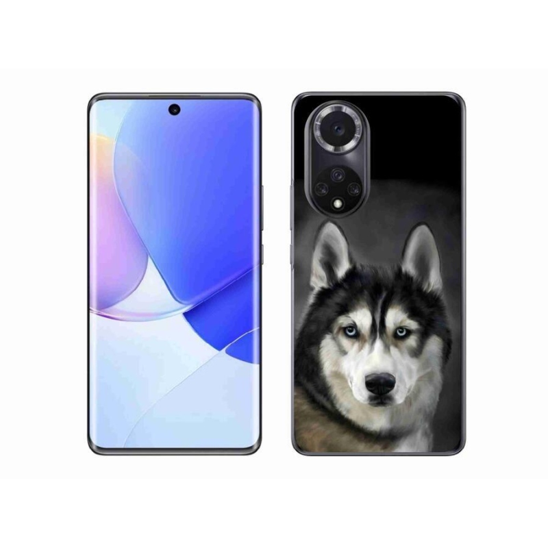 Gélový obal mmCase na mobil Huawei Nova 9 - husky