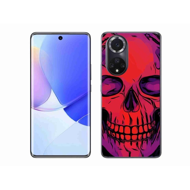 Gélový obal mmCase na mobil Huawei Nova 9 - lebka