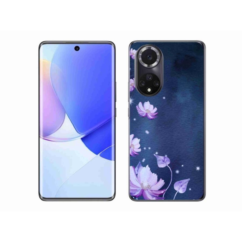 Gélový obal mmCase na mobil Huawei Nova 9 - padajúce kvety