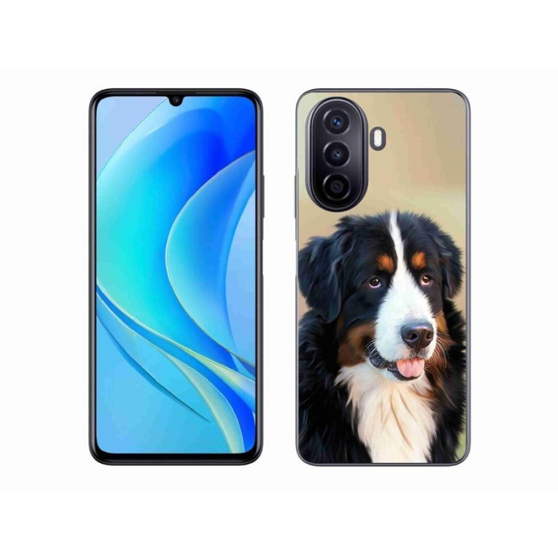 Gélový obal mmCase na mobil Huawei Nova Y70 - bernský salašnícky pes