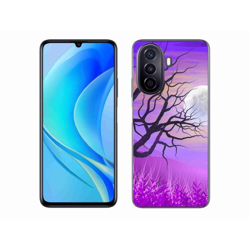 Gélový obal mmCase na mobil Huawei Nova Y70 - kreslený opadaný strom