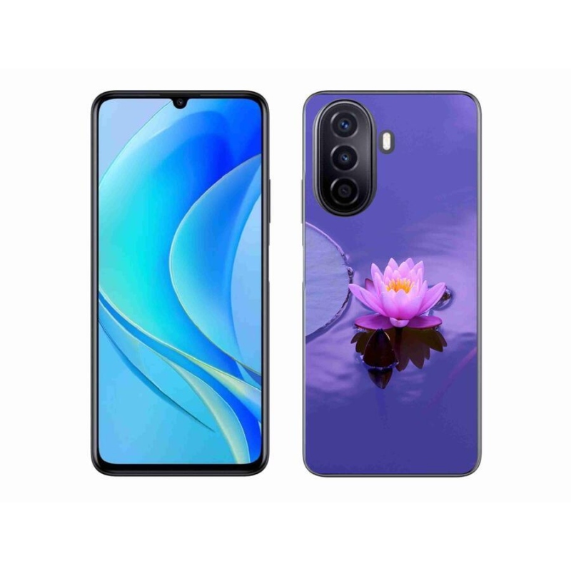 Gélový obal mmCase na mobil Huawei Nova Y70 - kvet na hladine