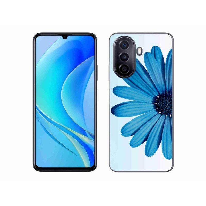 Gélový obal mmCase na mobil Huawei Nova Y70 - modrá margaréta