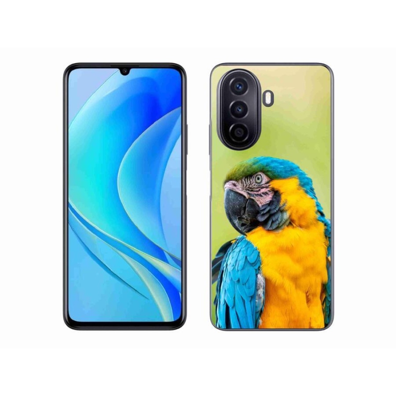 Gélový obal mmCase na mobil Huawei Nova Y70 - papagáj ara 2