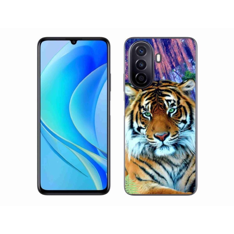 Gélový obal mmCase na mobil Huawei Nova Y70 - tiger