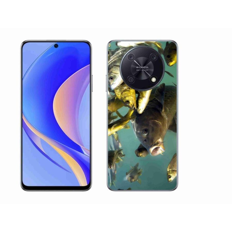 Gélový obal mmCase na mobil Huawei Nova Y90 - kŕdeľ rýb