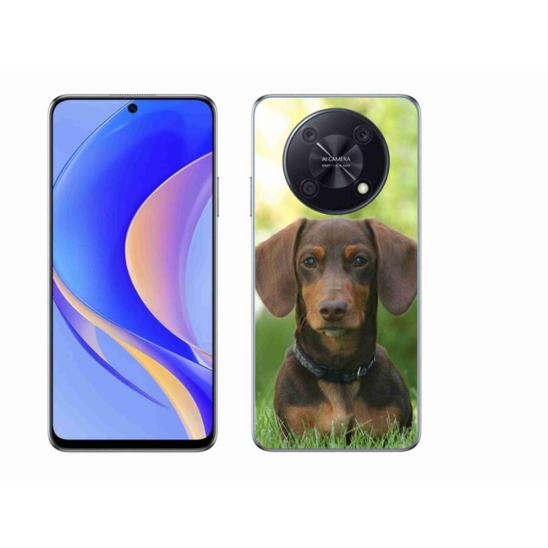 Gélový obal mmCase na mobil Huawei Nova Y90 - hnedý jazvečík