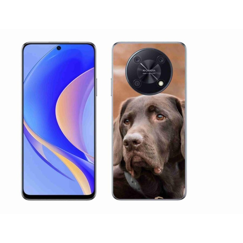 Gélový obal mmCase na mobil Huawei Nova Y90 - hnedý labrador