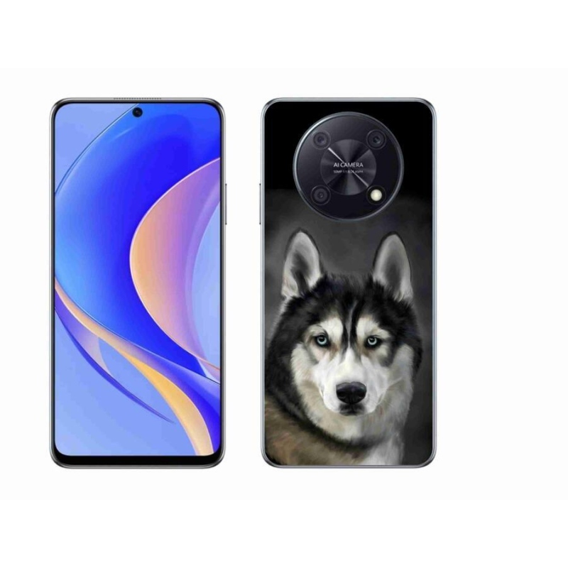 Gélový obal mmCase na mobil Huawei Nova Y90 - husky