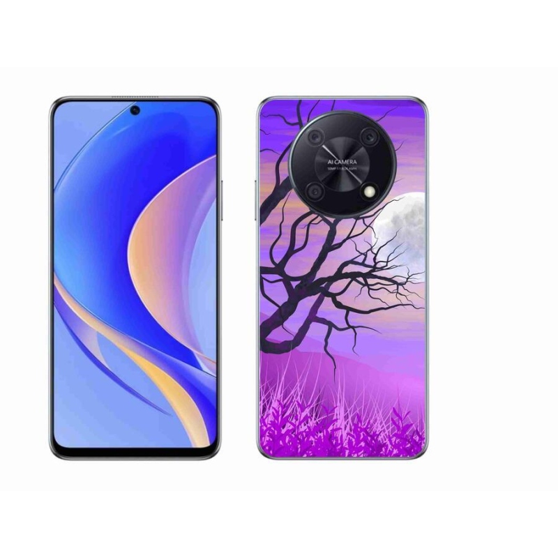 Gélový obal mmCase na mobil Huawei Nova Y90 - kreslený opadaný strom